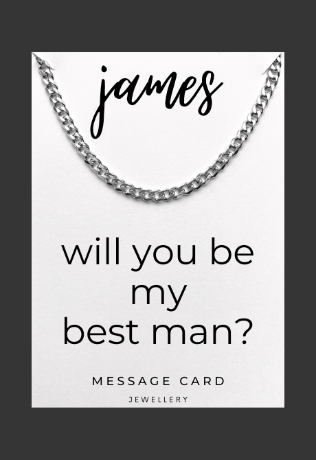 The Perfect Way to Pop the Question: Best Man Proposal Gifts with Personalised Message Cards